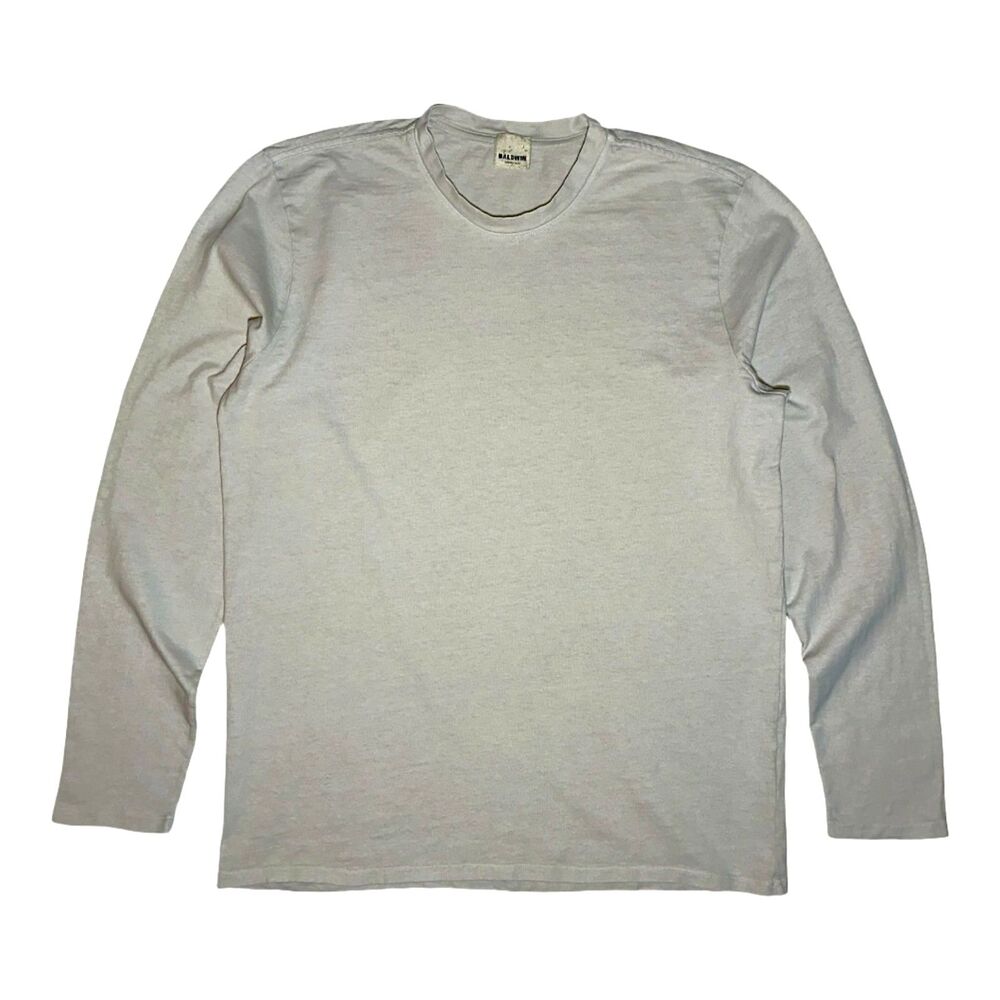 Baldwin Kansas City “Scout” Long Sleeve Tee Sand Tan Men’s L Made in USA